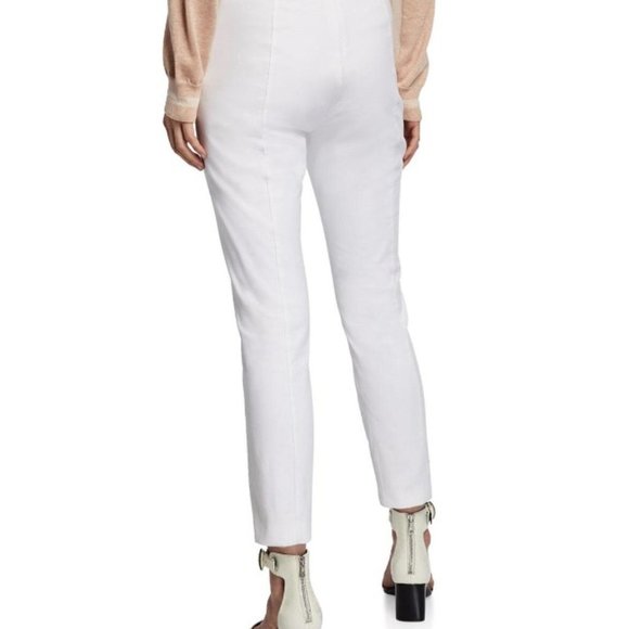 Rag & Bone New York Simone  Snap Front Pants White - Picture 3 of 9